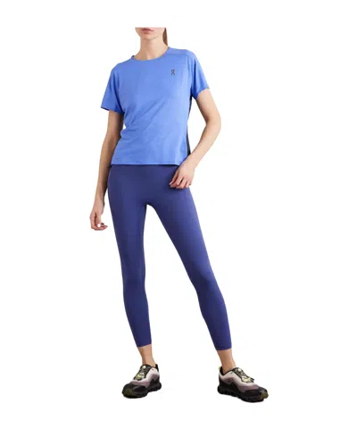 On Performance-t Stretch-mesh T-shirt In Blue