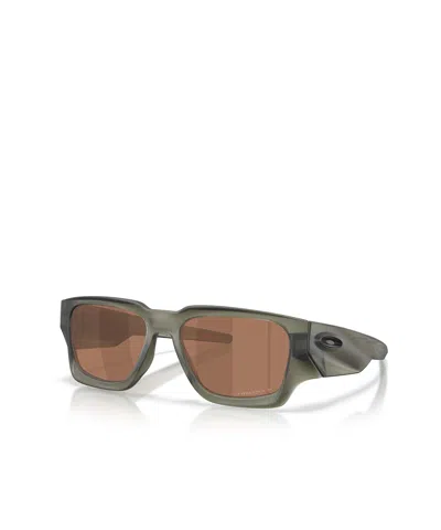 Oakley Instagator 58mm Polarized Rectangular Sunglasses In Purple