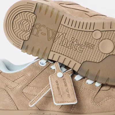 Off-white Solid Color Sneakers In Brown