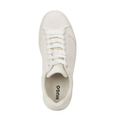 Hugo Boss Solid Color Sneakers In Multi