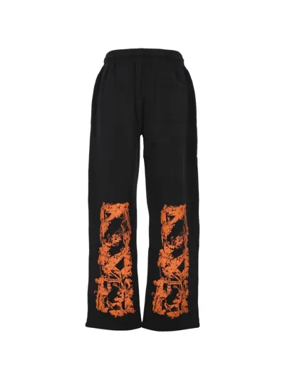 Off-white Logo-print Track Pants In Black