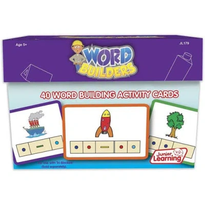 Junior Learning Word Builders Activity Flash Cards In Multi