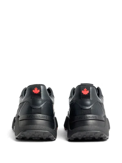 Dsquared2 D2 Flow Sneakers In Black