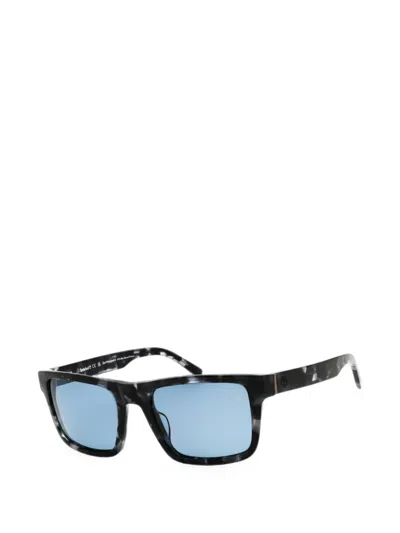 Timberland Rectangle-frame Sunglasses In Blue