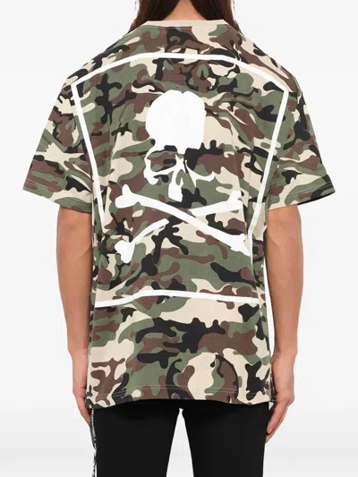 Mastermind Japan Camo-print T-shirt In Multi