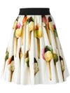DOLCE & GABBANA ice-cream print skirt,HANDWASH