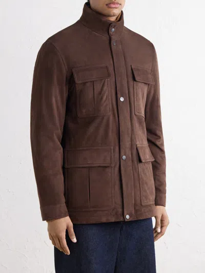 Valstar Brown Polyester Full-length Jacket In Brown