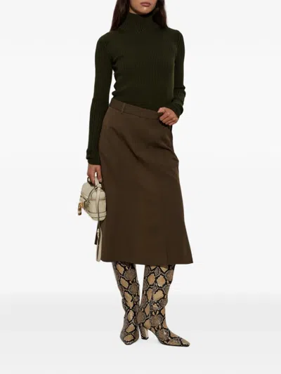 Aeyde Silva Patterned Heeled Boots In Multi