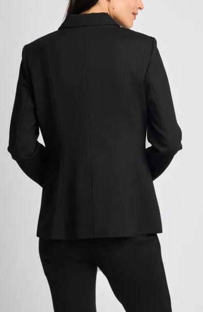 Halogenr Halogen(r) Double Zip Long Jacket In Black