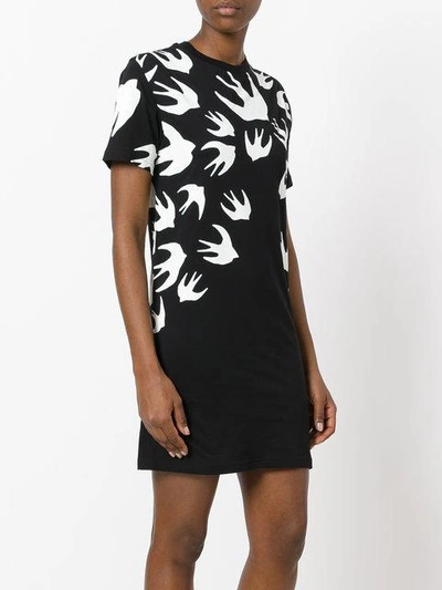 Shop Mcq By Alexander Mcqueen Swallow Signature T In Black