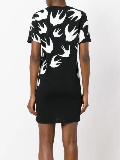 Shop Mcq By Alexander Mcqueen Swallow Signature T In Black