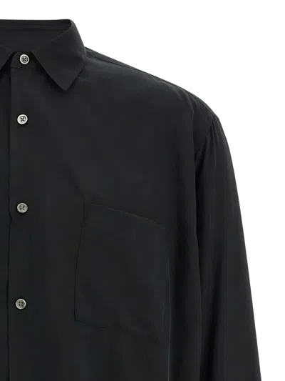Stein Patch-pocket Oversized Shirt In Black