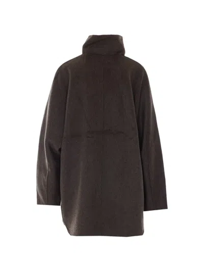 The Dynamis Studio Amsterdam Button-up Coat In Brown