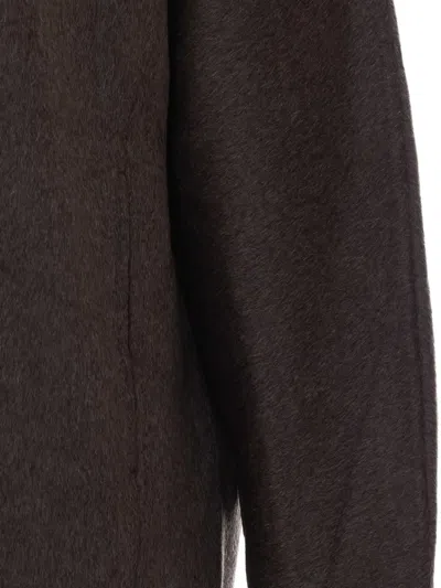 The Dynamis Studio Amsterdam Button-up Coat In Brown