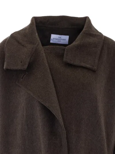 The Dynamis Studio Amsterdam Button-up Coat In Brown