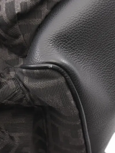 Pre-owned Fendi 2010s Zucca Backpack In Grey