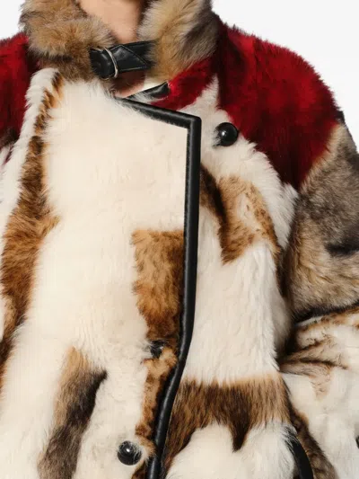 Isabel Marant Roama Shearling Jacket In Multi