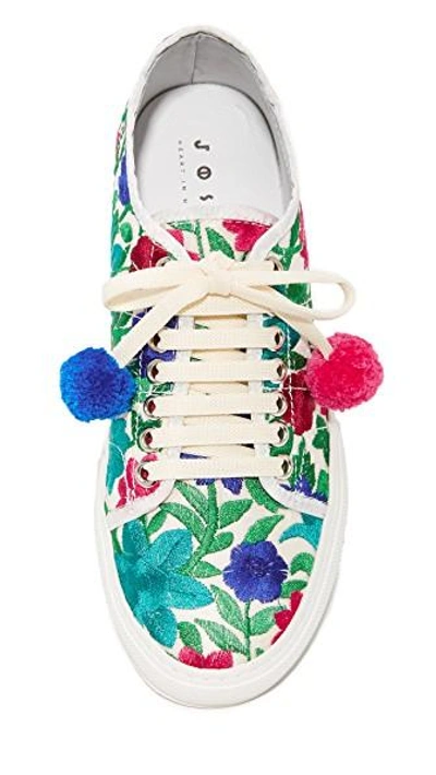 Shop Joshua Sanders Airoa Sneakers In White