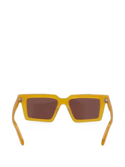 Off-white Rectangle-frame Sunglasses In Brown