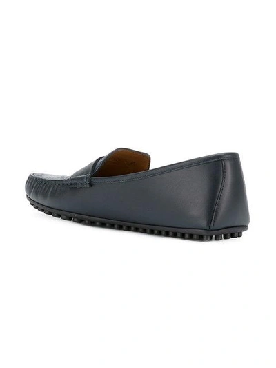 Shop Gucci Gg Supreme Driving Loafers