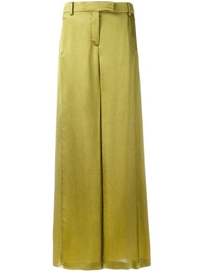 Valentino Flared Trousers In Green