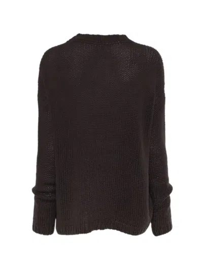 Private 0204 Open-knit Cashmere Sweater In Grey