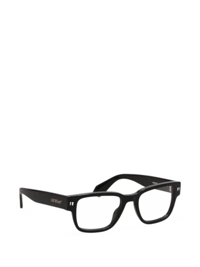 Off-white Rectangle-frame Optical Glasses In Black