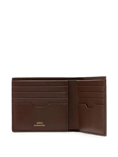 Amiri Python-embossed Bifold Wallet In Pink