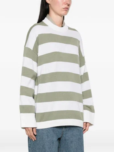 Allude Horizontal-stripe Sweater In Multi