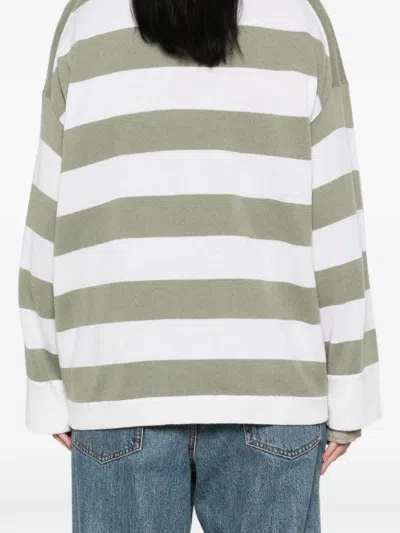 Allude Horizontal-stripe Sweater In Multi