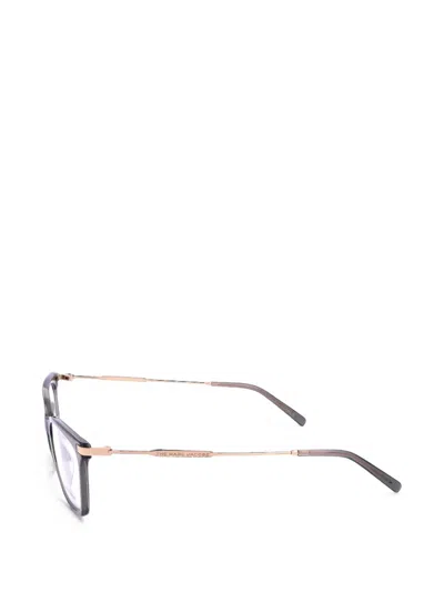 Marc Jacobs Rectangle-frame Glasses In Gray