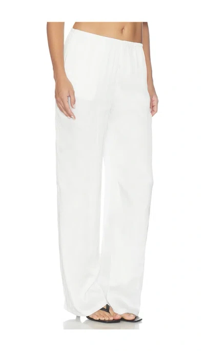 Weworewhat Silky Pull On Pant In White