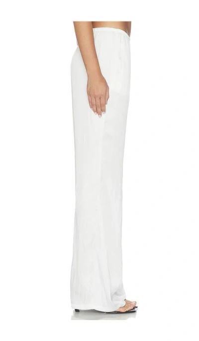 Weworewhat Silky Pull On Pant In White