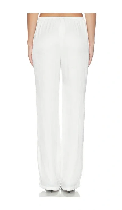 Weworewhat Silky Pull On Pant In White