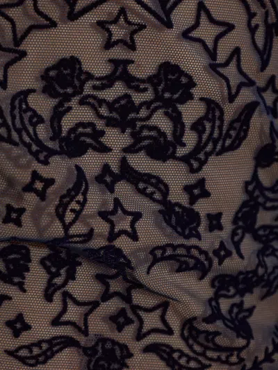Off-white Paisley-pattern Top In Blue
