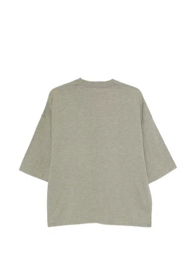 Essentials Logo-patch T-shirt In Gray