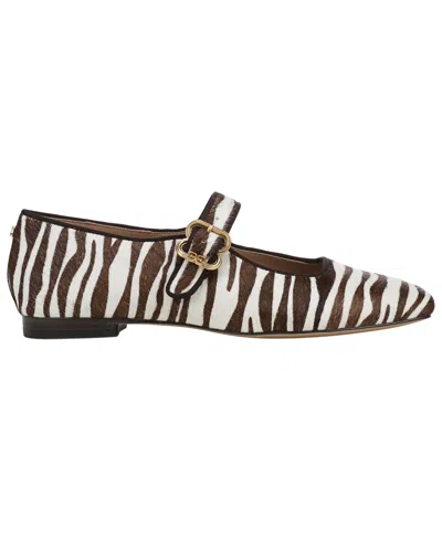 Sam Edelman Michaela Mary Jane Flat In Brown