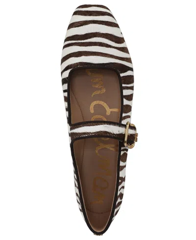 Sam Edelman Michaela Mary Jane Flat In Brown