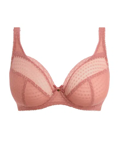 Freya Spot-light Full-coverage Unlined Underwire Bra In Pink