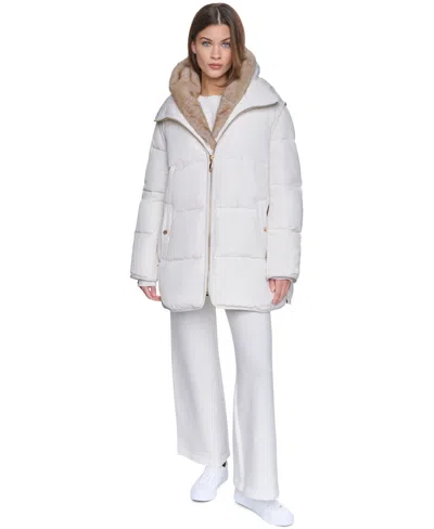 Halston Down Jacket In White