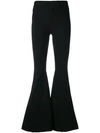 Givenchy Fitted Flared Trousers In Black