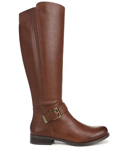 Naturalizer Juno Leather Riding Boot In Black