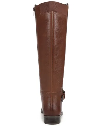 Naturalizer Juno Leather Riding Boot In Black