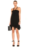 CARVEN SLEEVELESS MINI DRESS IN BLACK.,3053R46