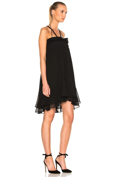 Shop Carven Sleeveless Mini Dress In Black. In Noir
