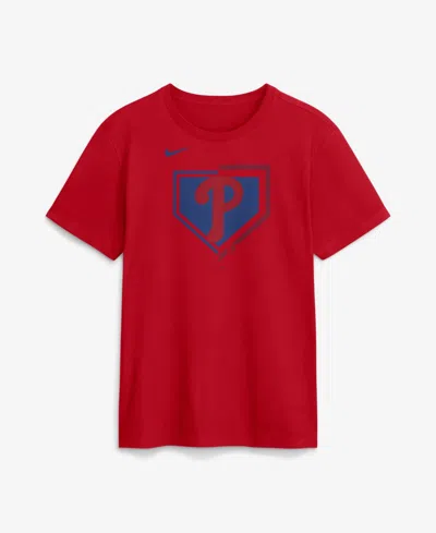 Nike Mens Philadelphia Phillies Icon T-shirt In Red
