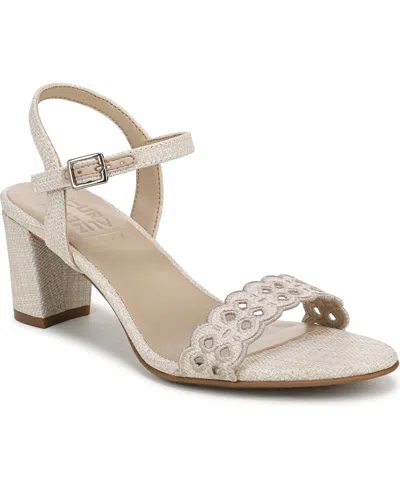 Naturalizer Wide Width Bristol Sandal In Gold