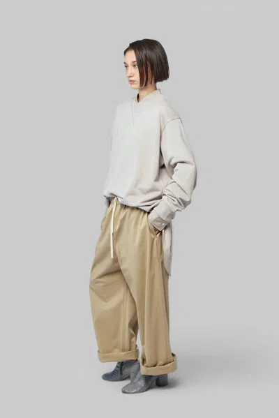 Sofie D'hoore Drawstring Pant In Beige