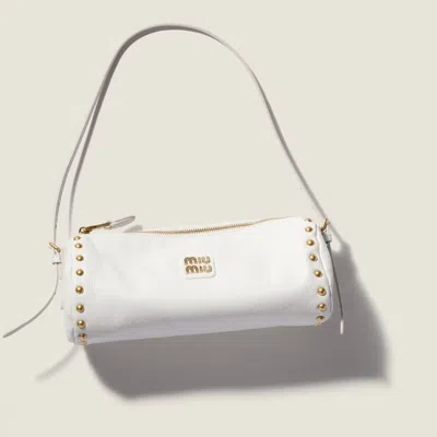 Miu Miu Leather Pouch In Pattern