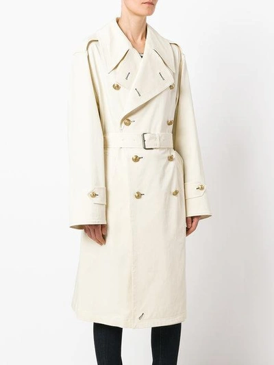 Shop Maison Margiela Trench Coat In Neutrals